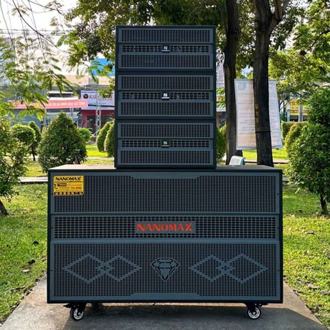 Loa Kéo Bình & Điện Nanomax Pro-600A Bass Đôi 50cm 3600w