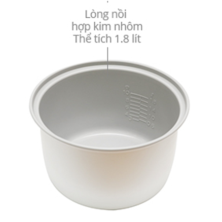 Nồi Cơm điện Sharp 1.8 lít KS-NR191STV