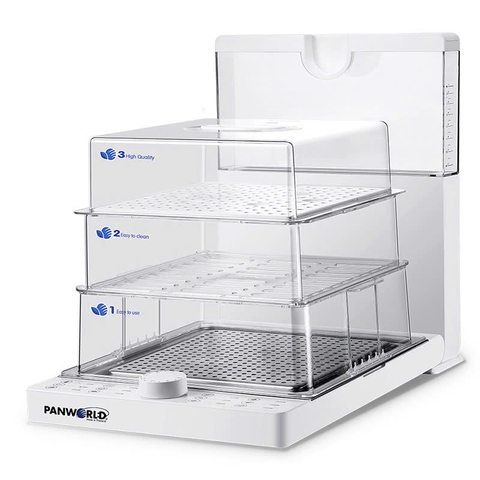 Máy hấp điện PANWORLD gấp gọn PW-2322 điều khiển cơ