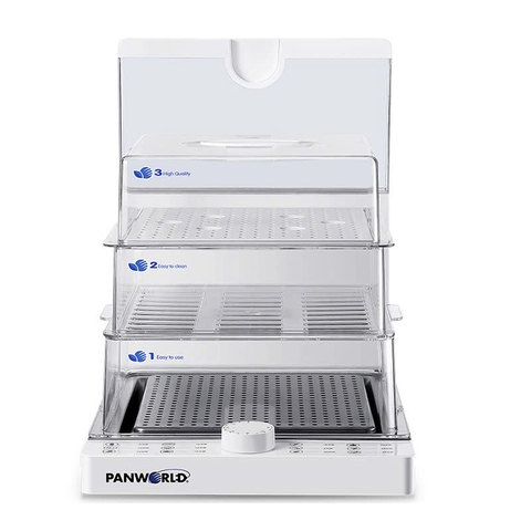 Máy hấp điện PANWORLD gấp gọn PW-2322 điều khiển cơ