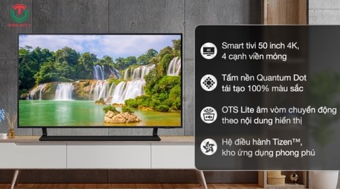Smart Tivi QLED Samsung 4K 50 inch QA50Q60BA