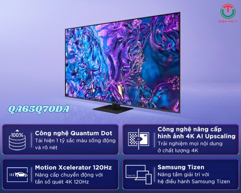 Smart Tivi QLED Samsung 4K 65 Inch QA65Q70DA