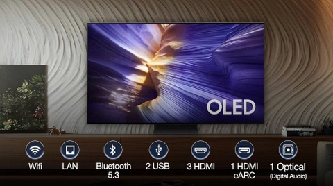 Smart Tivi OLED Samsung AI 4K 65 inch QA65S90F