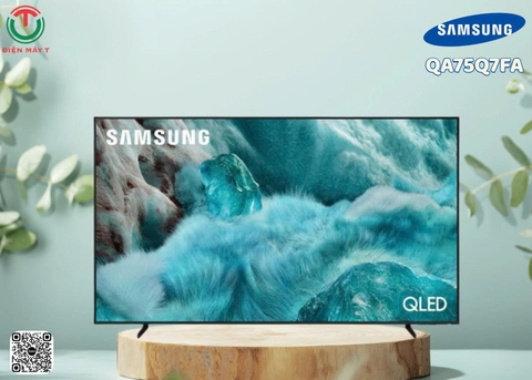 Smart Tivi QLED Samsung AI 4K 75 inch QA75Q7FA