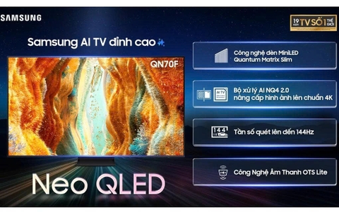 Smart Tivi Neo QLED Samsung AI 4K 75 inch QA75QN70F