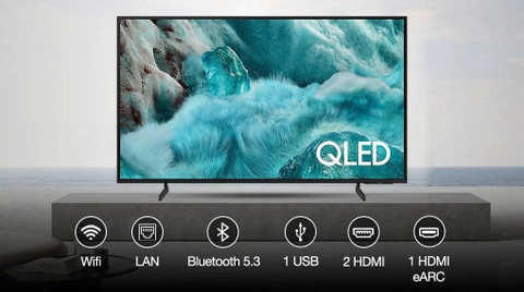 Smart Tivi QLED Samsung AI 4K 85 inch QA85Q7FA