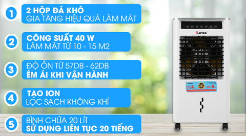Quạt điều hòa không khí Rapido 3000M