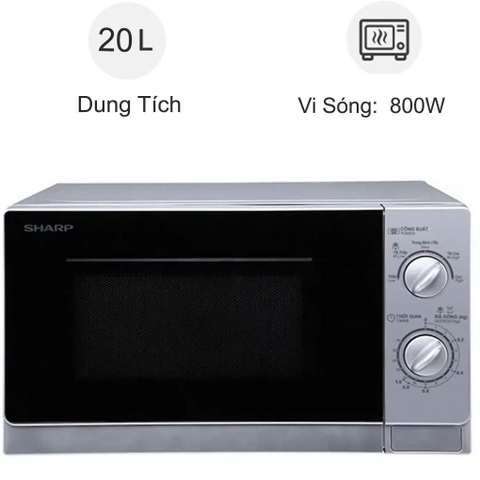 Lò vi sóng Sharp 20 lít R-202VN-S