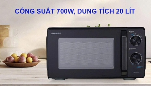Lò Vi Sóng 20L Sharp R-2040EH-BK