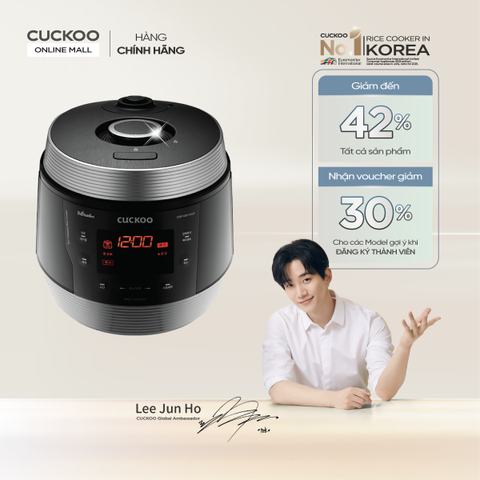 Nồi Cơm Điện Tử Áp Suất Cuckoo CRP-QW1000F/SIBKVNCV – 1.8 Lít