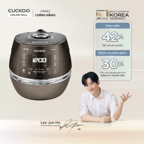Nồi Cơm Điện Tử Áp Suất Cao Tần Cuckoo CRP-CHSS1009FN/DBVNCV – 1.8 Lít