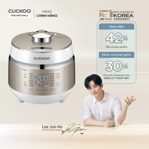 Nồi Cơm Điện Tử Áp Suất Cao Tần Cuckoo CRP-EHS0309F/WHGOVNCV – 0.5 Lít