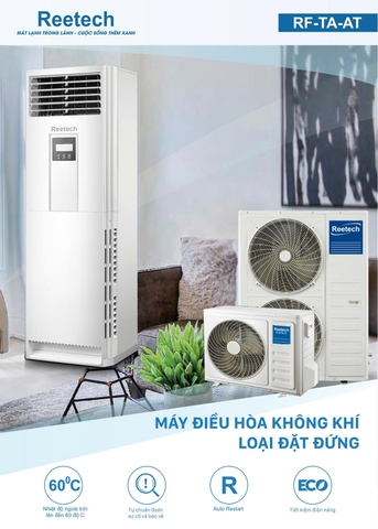 Máy lạnh tủ đứng Reetech 3.0 Hp RF28/RC28 ( 28.000 Btu/h _ 1 Pha )