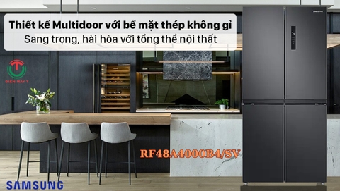 Tủ lạnh Samsung Inverter 488 lít Multi Door RF48A4000B4/SV