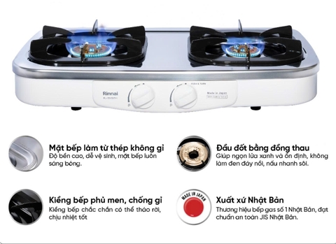 Bếp gas Rinnai RJ-554S(SV)