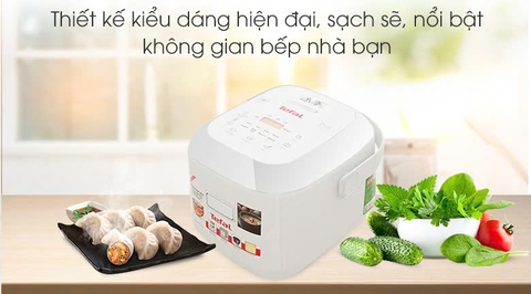 Nồi cơm điện cao tần Tefal 0.7 lít RK604165 _ Hàng chính hãng