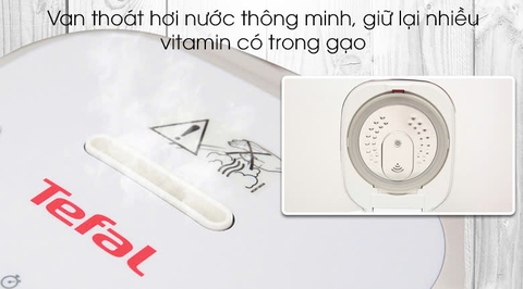 Nồi cơm điện cao tần Tefal 0.7 lít RK604165 _ Hàng chính hãng