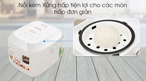 Nồi cơm điện cao tần Tefal 0.7 lít RK604165 _ Hàng chính hãng