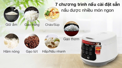 Nồi cơm điện tử Tefal 1 lít RK730168 - 600W _ Hàng chính hãng