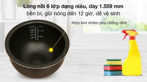 Nồi cơm điện tử Tefal 1 lít RK730168 - 600W _ Hàng chính hãng