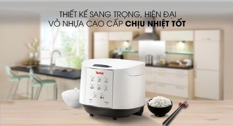 Nồi cơm điện tử Tefal 1.8 lít RK732168 _ Hàng chính hãng
