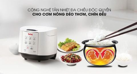Nồi cơm điện tử Tefal 1.8 lít RK732168 _ Hàng chính hãng