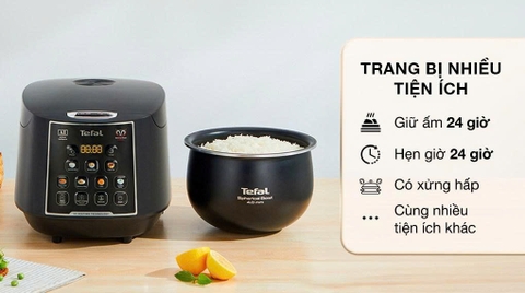 Nồi cơm điện tử Tefal 1.8lít RK737868