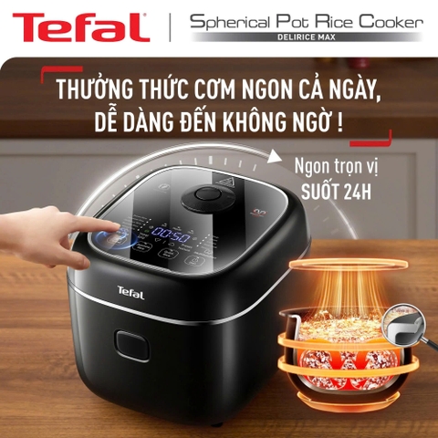 Nồi cơm điện tử Tefal 1.8lít RK7778Y0