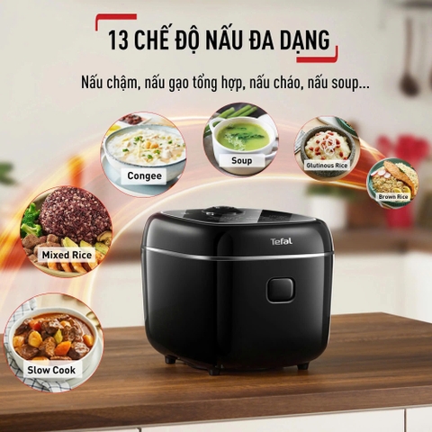 Nồi cơm điện tử Tefal 1.8lít RK7778Y0