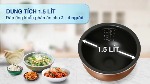 Nồi cơm cao tần Tefal 1.5 lít RK808168 _ Hàng chính hãng