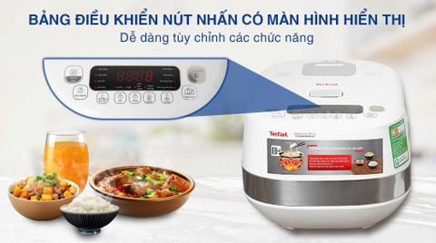 Nồi cơm cao tần Tefal 1.5 lít RK808168 _ Hàng chính hãng