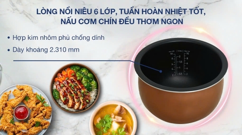 Nồi cơm cao tần Tefal 1.8 lít RK818A68 _ Hàng chính hãng