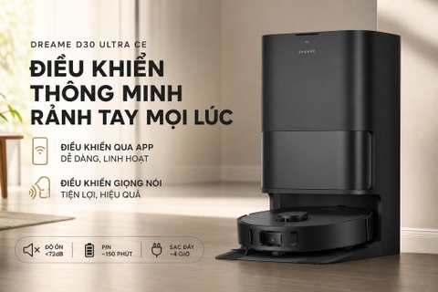 Robot Hút Bụi Lau Nhà Thông Minh Dreame D30 Ultra CE