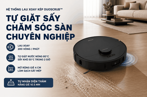 Robot hút bụi lau nhà Dreame L10s Ultra Heat