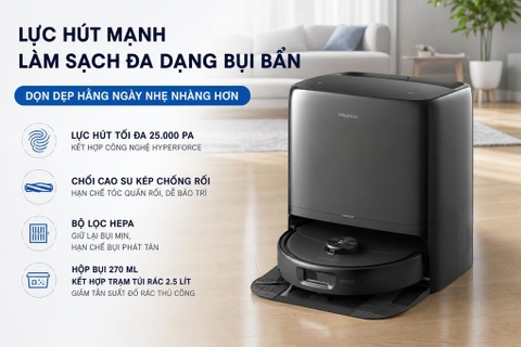 Robot hút bụi lau nhà Roborock Qrevo 2 Pro