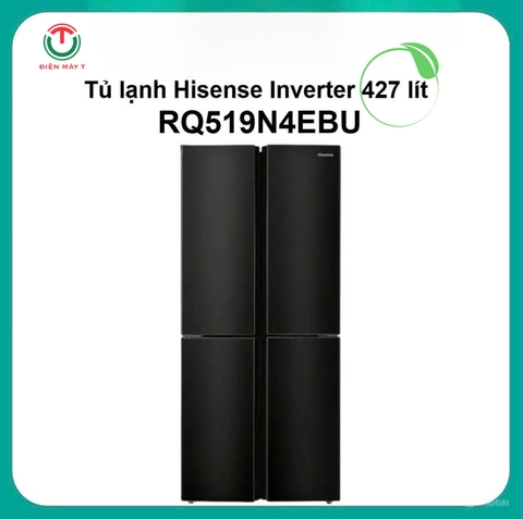 Tủ Lạnh Hisense Inverter 427 Lít RQ519N4EBU