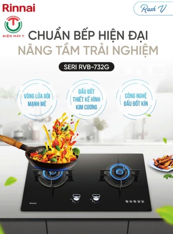 Bếp ga âm Rinnai RVB-732G
