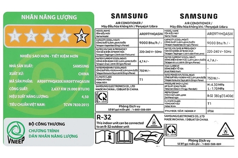 Máy lạnh Samsung Inverter 1 HP AR09TYHQASINSV
