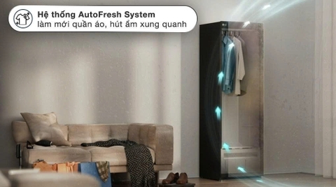 Tủ chăm sóc quần áo thông minh LG Styler Inverter 5 móc SC5MBR80H