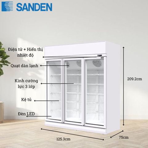 Tủ Đông Sanden 1664 Lít SFM-1505