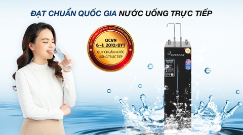 MÁY LỌC NƯỚC RO ULTRAPURE SUNHOUSE 10 LÕI SHA76210KL