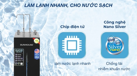 MÁY LỌC NƯỚC RO ULTRAPURE SUNHOUSE 10 LÕI SHA76210KL