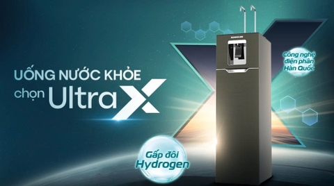 Máy lọc nước RO nóng nguội lạnh Hydrogen Sunhouse UltraX SHA76658SH - 11 lõi