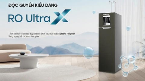 Máy lọc nước RO nóng nguội lạnh Hydrogen Sunhouse UltraX SHA76668SH - 11 lõi