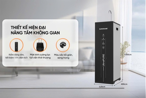 MÁY LỌC NƯỚC RO UltraPURE SUNHOUSE 10 LÕI SHA8693L