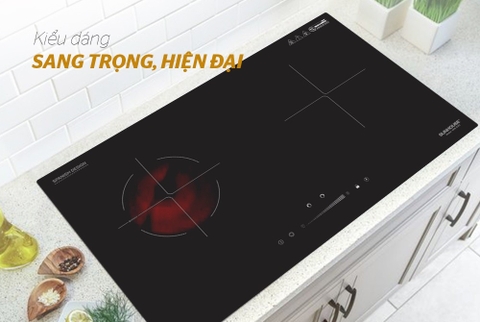 BẾP ĐÔI ĐIỆN TỪ HỒNG NGOẠI SUNHOUSE SHB-EI02