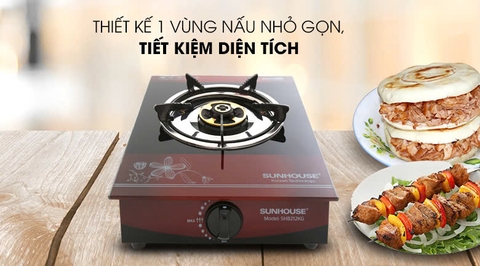 Bếp gas dương Inox Sunhouse SHB212KG