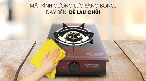 Bếp gas dương Inox Sunhouse SHB212KG