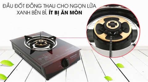 Bếp gas dương Inox Sunhouse SHB212KG