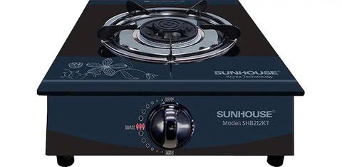 Bếp gas dương đơn kính họng thường SUNHOUSE SHB212KT
